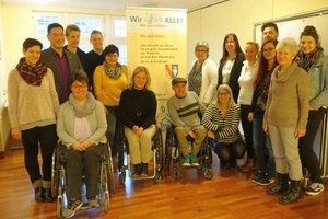 Die Teilnehmer der Fortbildung im Rahmen des Projekts "Bürgerbewegung für Inklusion" Foto: Gemeinde Denzlingen Die Teilnehmer der Fortbildung im Rahmen des Projekts "Bürgerbewegung für Inklusion" Foto: Gemeinde Denzlingen