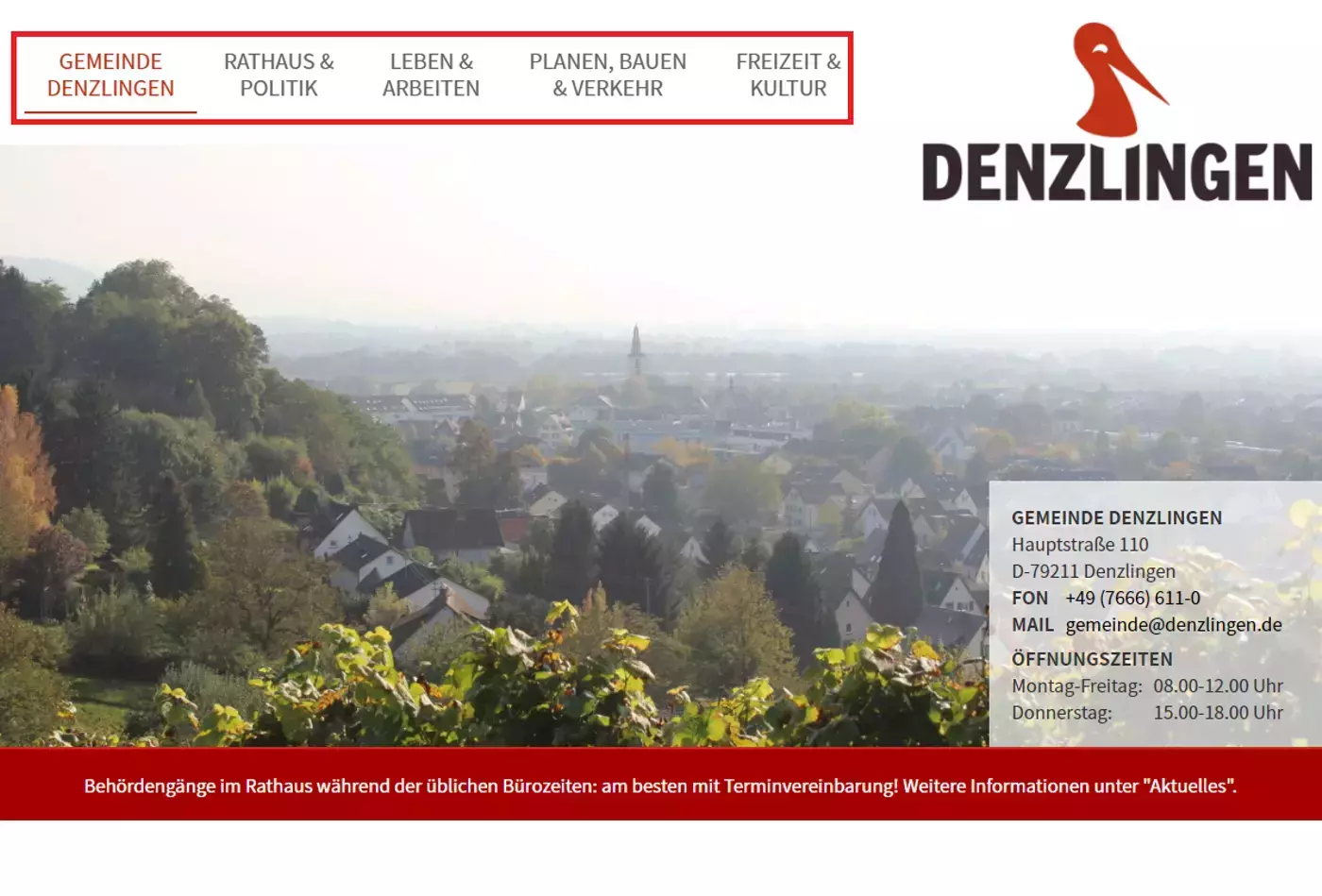 Menü Denzlingen Menü Denzlingen