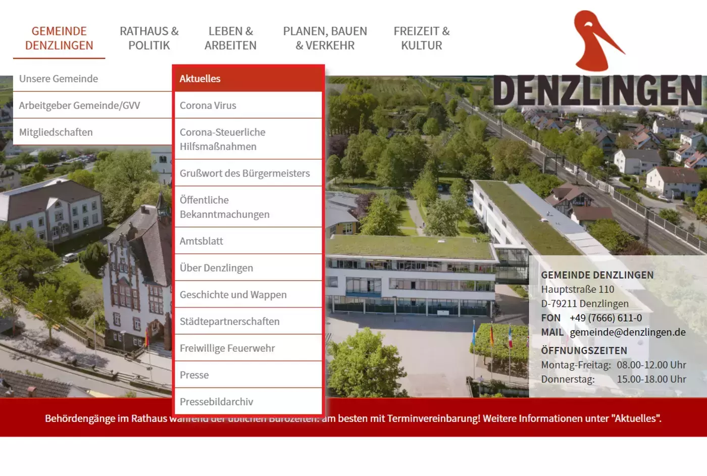 3. Menüebene Denzlingen 3. Menüebene Denzlingen