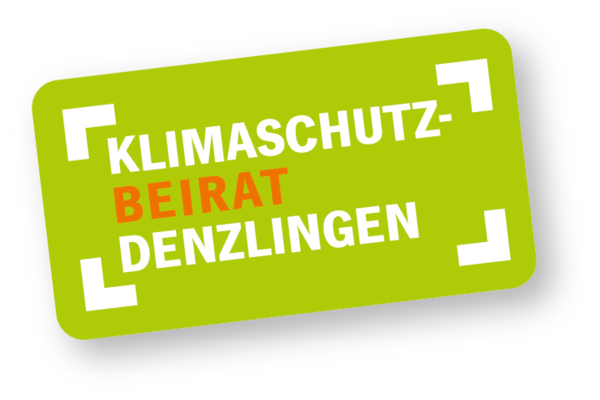 Logo Klimaschutzbeirat, grün hinterlegt mit der Aufschrift Klimaschutzbeirat Denzlingen Logo Klimaschutzbeirat, grün hinterlegt mit der Aufschrift Klimaschutzbeirat Denzlingen