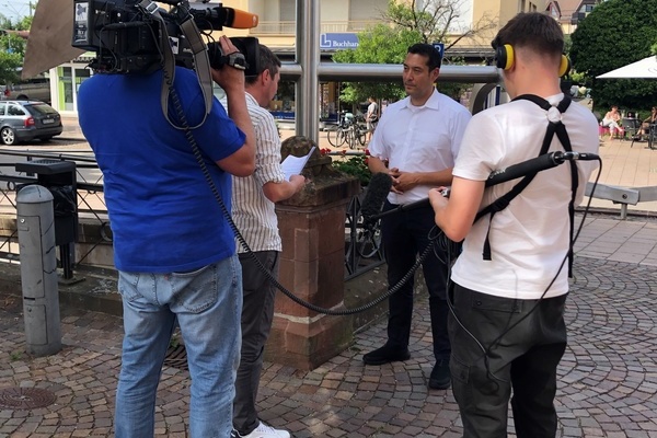 Interview mit ZDF WISO und B&uuml;rgermeister Markus Hollemann