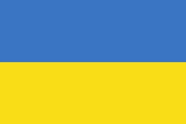 Farben der ukrainischen Flagge, oben blau unten gelb