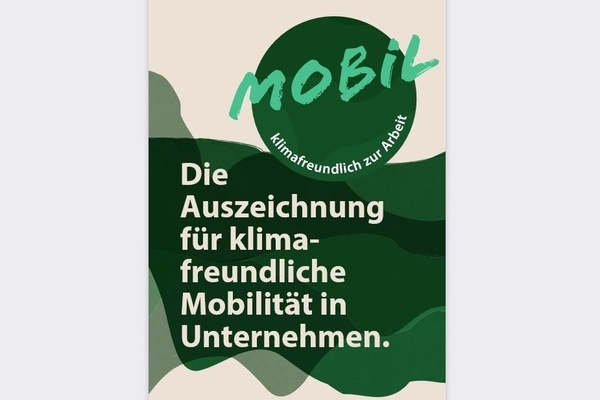 Logo MobilSiegel - Die Auszeichnung für klimafreundliche Mobilität in Unternehmen