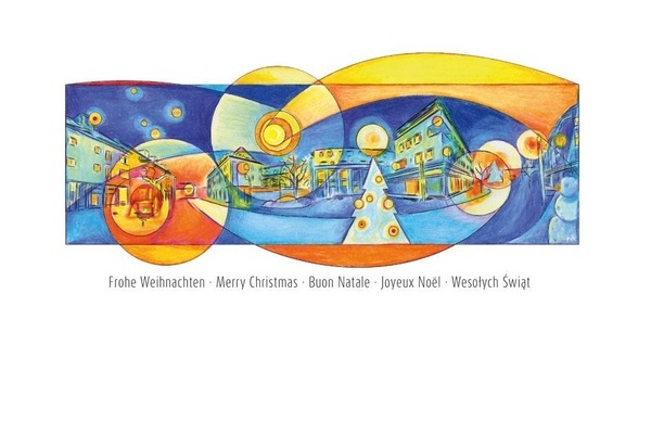 Weihnachtsgru&szlig;karte des B&uuml;rgermeisters Markus Hollemann 