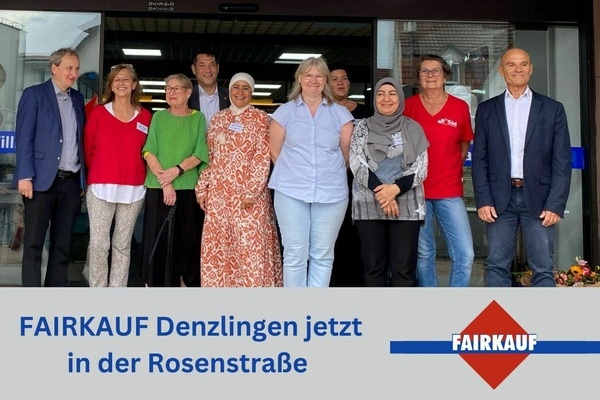 Das FAIRKAUF Secondhand-Kaufhaus ist in die Rosenstra&szlig;e 17 in Denzlingen umgezogen.