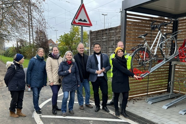 An der neuen Sammelschließanlage im Spitalweg, Höhe Landecker Straße in Denzlingen An der neuen Sammelschließanlage im Spitalweg, Höhe Landecker Straße in Denzlingen