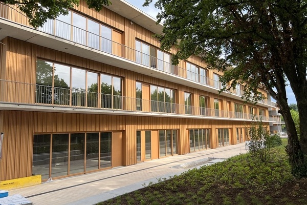 In das neue Schulgebäude im Denzlinger Bildungszentrum wird demnächst die Ruth-Cohn-Schule einziehen. Foto: Melanie Lackner, Gemeinde Denzlingen. In das neue Schulgebäude im Denzlinger Bildungszentrum wird demnächst die Ruth-Cohn-Schule einziehen. Foto: Melanie Lackner, Gemeinde Denzlingen.