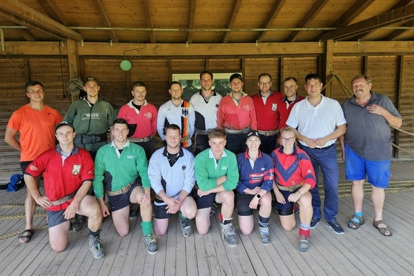 Bild: Brgermeister Markus Hollemann mit Team D in Denzlingen. Foto: Gemeinde Denzlingen.