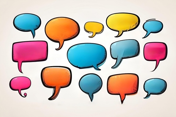 Blunte Sprechblasen - Grafik lizenzfrei von Pixabay