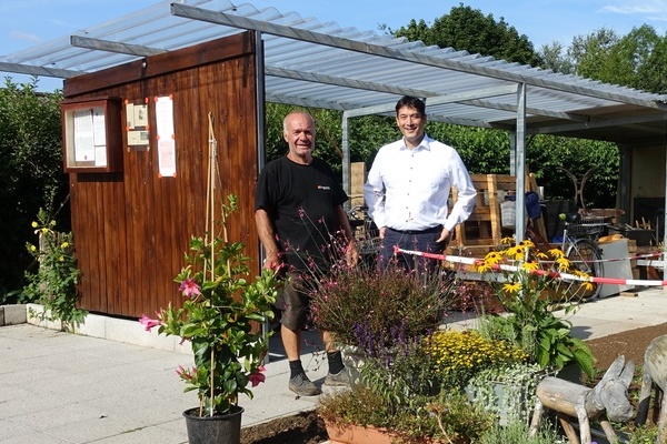 Erster Vorsitzender Robert Schock und Bürgermeister Markus Hollemann Erster Vorsitzender Robert Schock und Bürgermeister Markus Hollemann