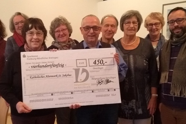 Spenden&uuml;bergabe