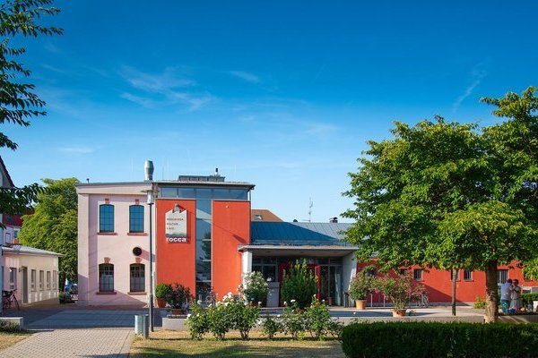 Anicht Rocca/Mediathek von der Hinterhofstraße aus