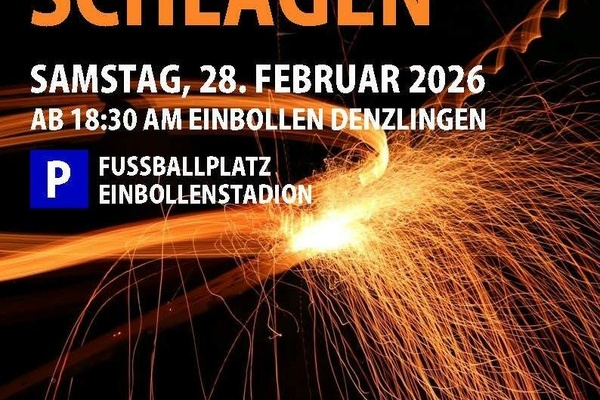 Plakat Scheibenschlagen HuG