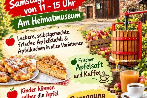Flyer des HuGV zum �pfel trotten