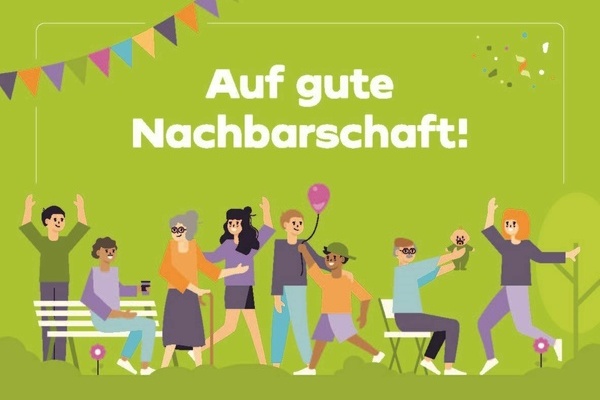 Postkarte - Kauftreff Nachbarschaftsfest am 23. Mai 2025